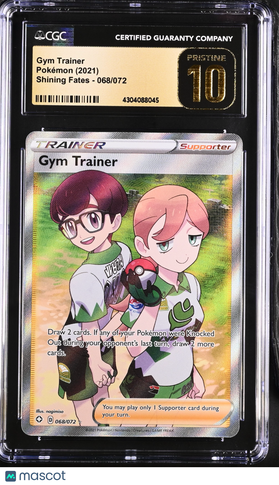 Pokémon Gym Trainer #068/072 English CGC 10 2021 Pokémon Shining Fates