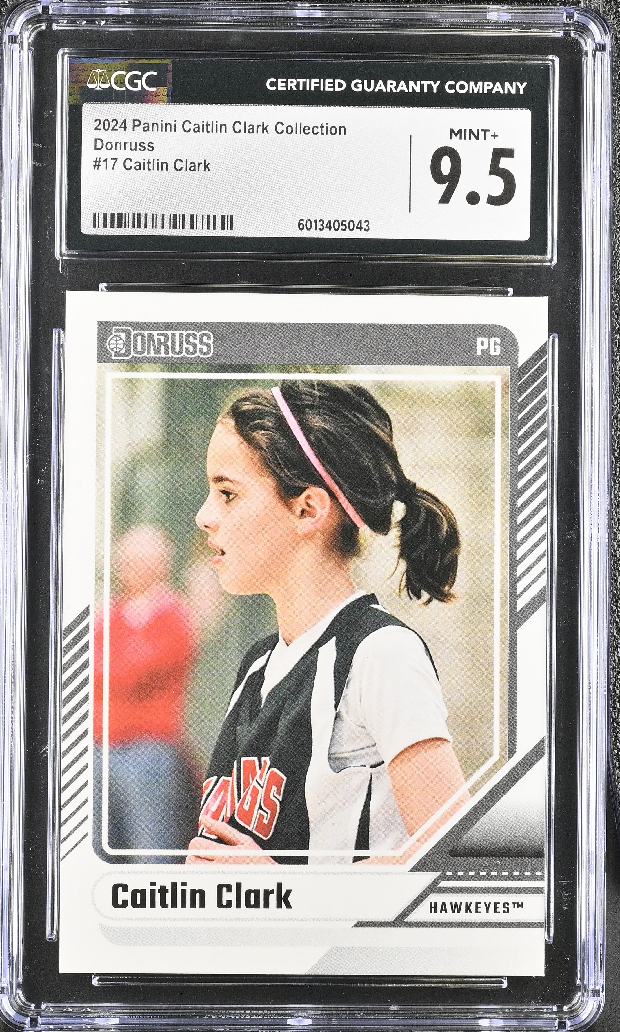 2024 Panini Caitlin Clark Collection Caitlin Clark #17 Donruss CGC 9.5